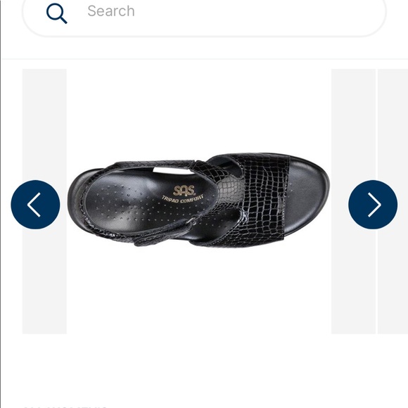 SAS shoes sandals black suntimer 7.5 - Picture 2 of 5